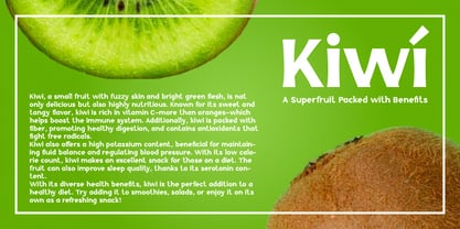 Megifera Indica Font Poster 4