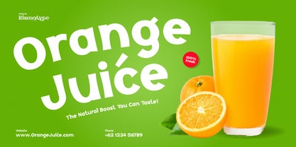 Megifera Indica Font Poster 2