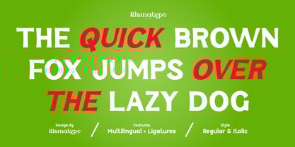 Megifera Indica Font Poster 7