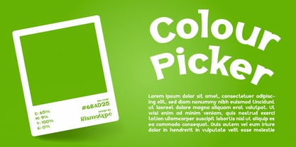 Megifera Indica Font Poster 3