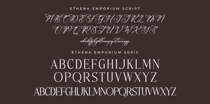 Ethena Emporium Script Fuente Póster 8