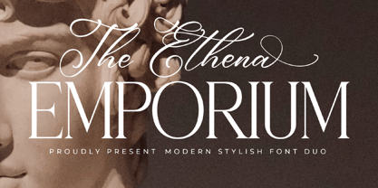 Ethena Emporium Script Fuente Póster 1