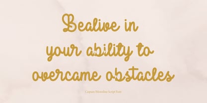 Caspian Font Poster 5