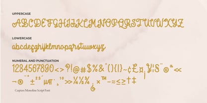 Caspian Font Poster 13