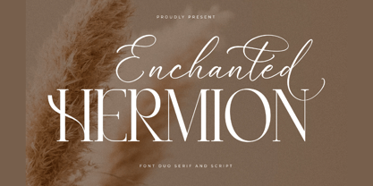 Enchanted Hermion Script Font Poster 1