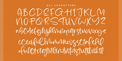 Radiant August Font Poster 8