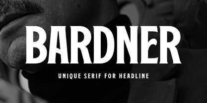 Bardner Font Poster 1