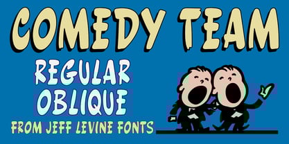 Comedy Team JNL Font Poster 1