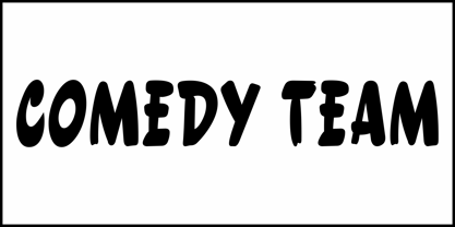 Comedy Team JNL Font Poster 2