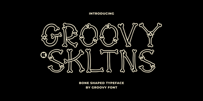 Groovy Skltns Font Poster 1