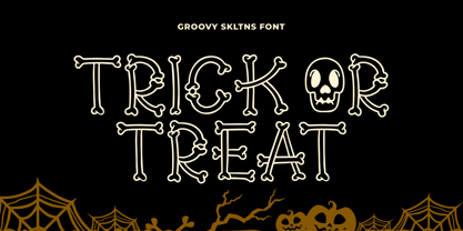 Groovy Skltns Font Poster 6