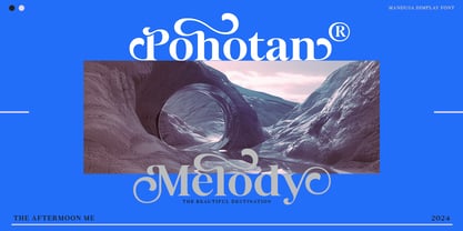 Mandusa dimplay Font Poster 11