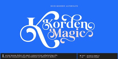 Mandusa dimplay Font Poster 10