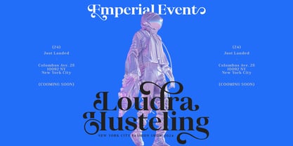 Mandusa dimplay Font Poster 5