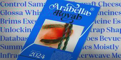 Mandusa dimplay Font Poster 6