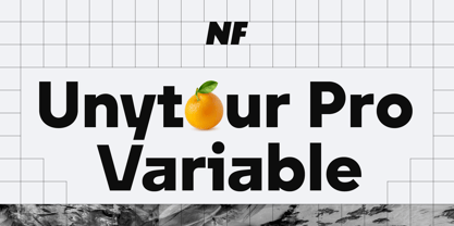 Unytour Pro Variable Font Poster 1