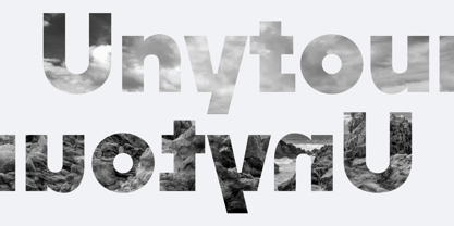 Unytour Pro Variable Font Poster 5