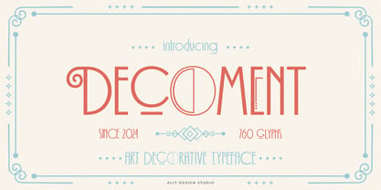 Decoment Font Poster 1