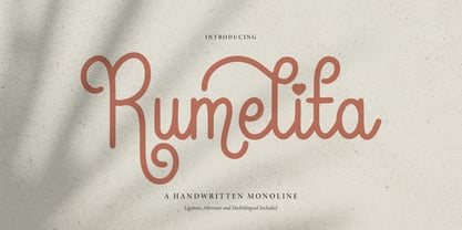 Rumelita Font Poster 1