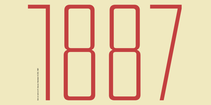 Vavilov Font Poster 6