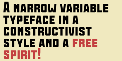 Vavilov Font Poster 2