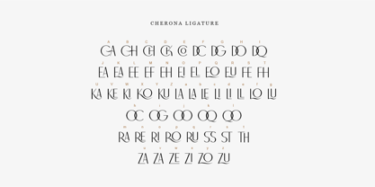 Cherona Font Poster 7