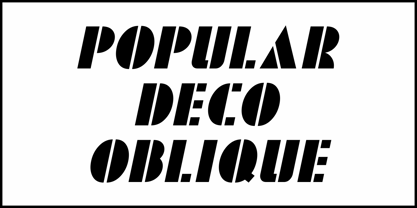 Popular Deco JNL Font Poster 4