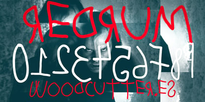 Redrum Font Poster 6