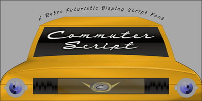 Commuter Script Font Poster 1