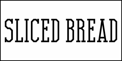 Sliced Bread JNL Font Poster 2