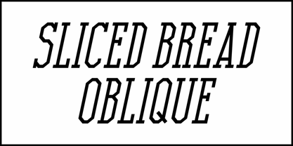 Sliced Bread JNL Font Poster 4
