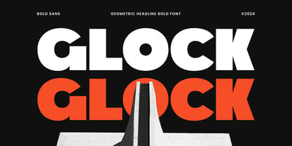 Glock Font Poster 1