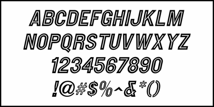 Old Sans Inline JNL Font Poster 5