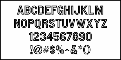 Old Sans Inline JNL Font Poster 3
