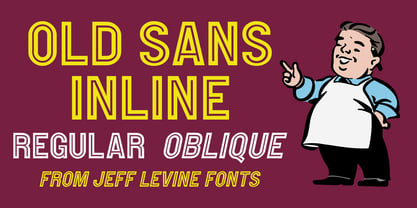 Old Sans Inline JNL Font Poster 1