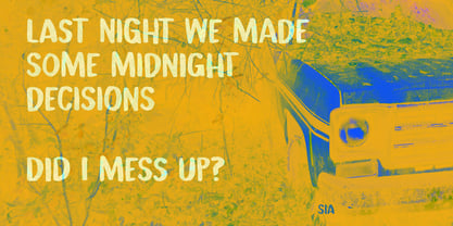 Rash Decision Font Poster 3