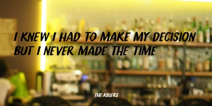 Rash Decision Font Poster 6