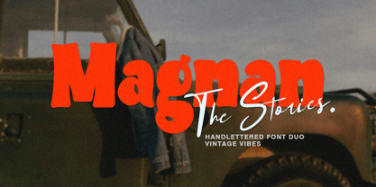 Magnan The Stories Font Poster 1