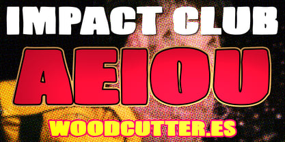 Impact Club Font Poster 5