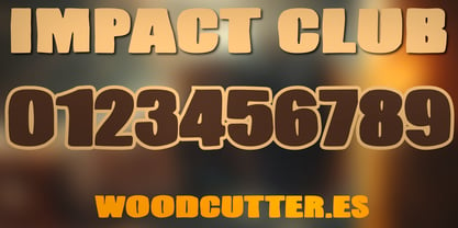 Impact Club Font Poster 6