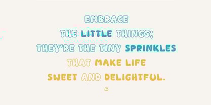 Fluffy Twist Font Poster 5