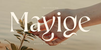 Mayige Font Poster 1