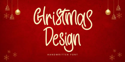 Christmas Design Font Poster 1