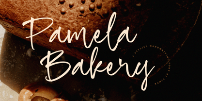 Pamela Bakery Font Poster 1