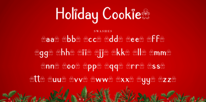 Holiday Cookie Font Poster 8