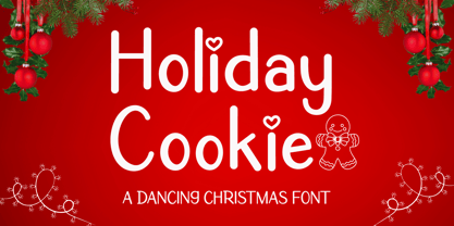 Holiday Cookie Font Poster 1