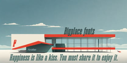 Bigplace Font Poster 8