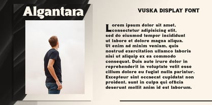 Vuska Black Font Poster 9