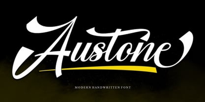 Austone Font Poster 1