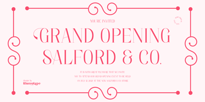 Flare Majestic Font Poster 6